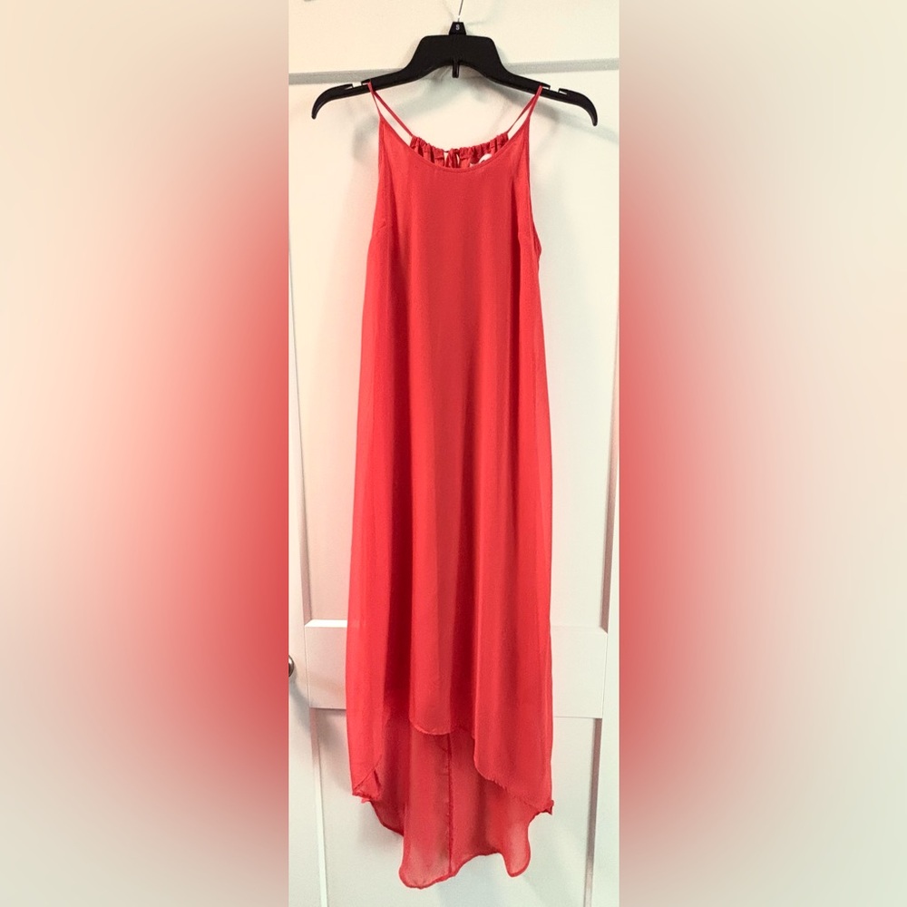 Old Navy Reddish-Coral Maxi Dress